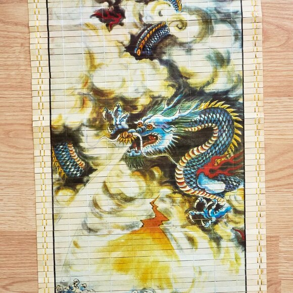 Chinese Bamboo Scroll Calendar 1987, Panda Family - Picture 7 of 13